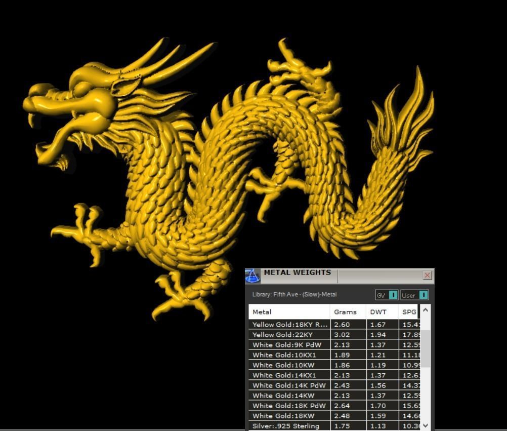 Chinese dragon style 1 3D print model_9