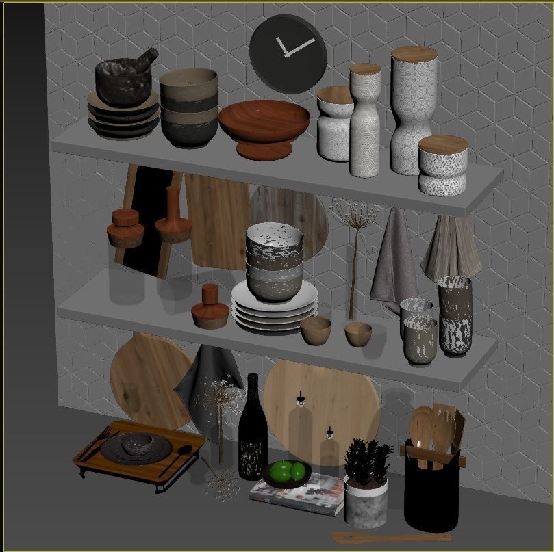 kitchen accessories RPM 03 3D model_16