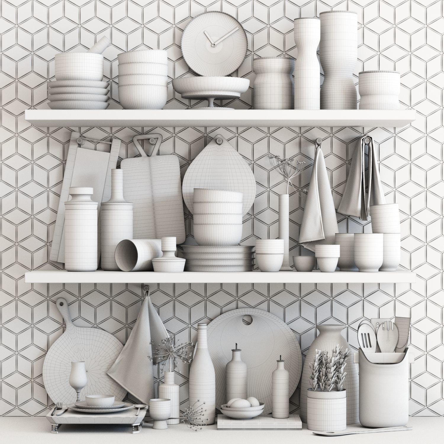 kitchen accessories RPM 03 3D model_9