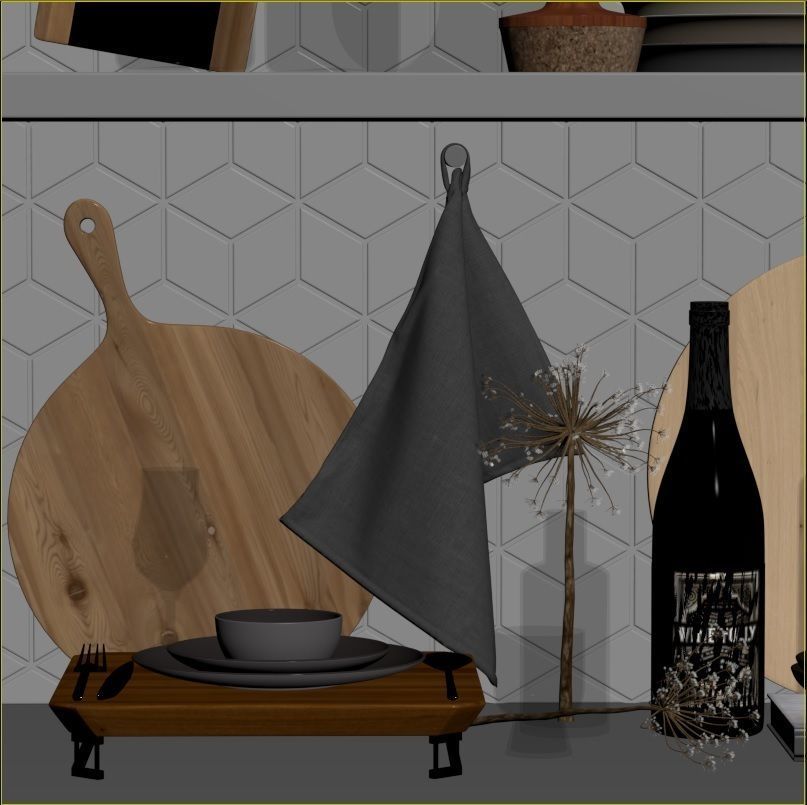 kitchen accessories RPM 03 3D model_17