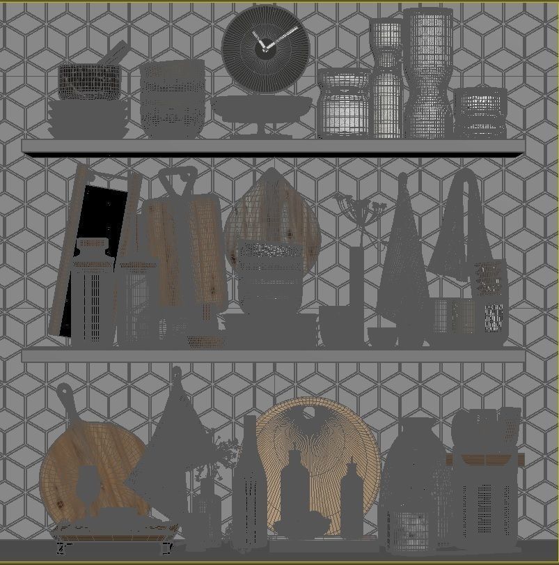 kitchen accessories RPM 03 3D model_12