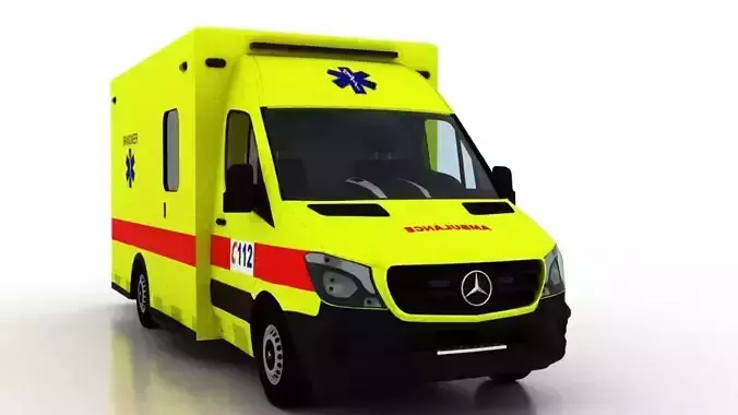 Mercedes Benz Sprinter 2015 Truck Belgium Ambulance