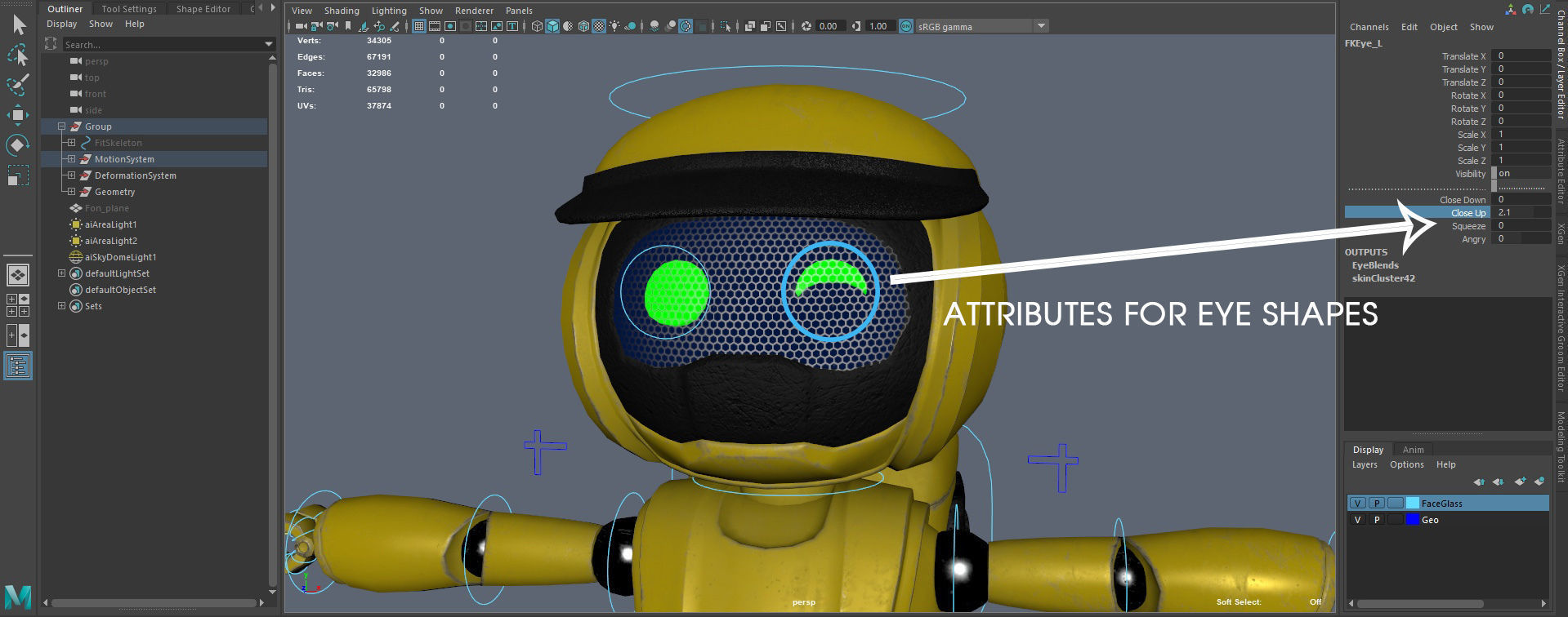 Robot character transformer scooter classic scifi rigged in maya Low-poly 3D model_19