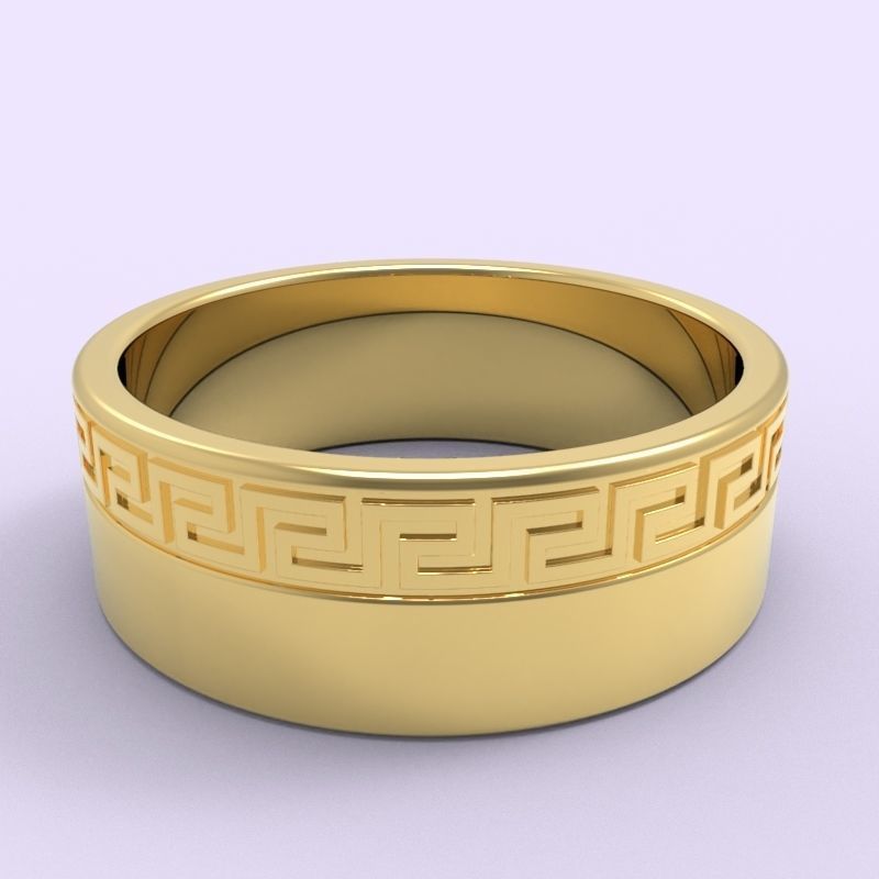 Weding Rings 3D print model_5