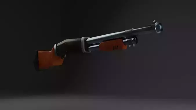 Low Poly Shotgun