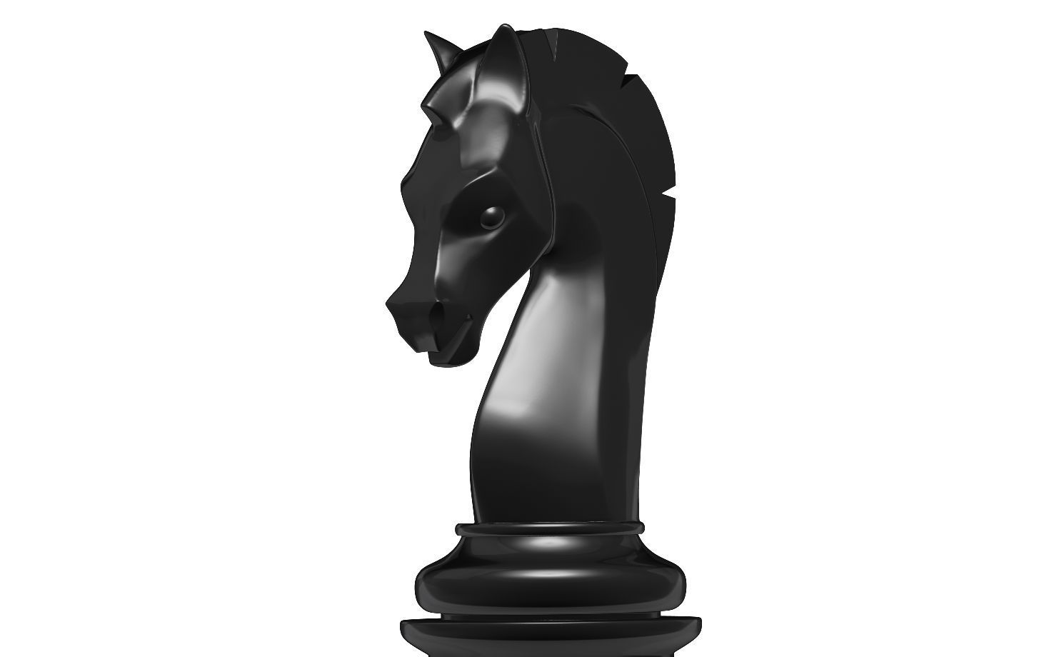 Chess set pieces 3D print model_9