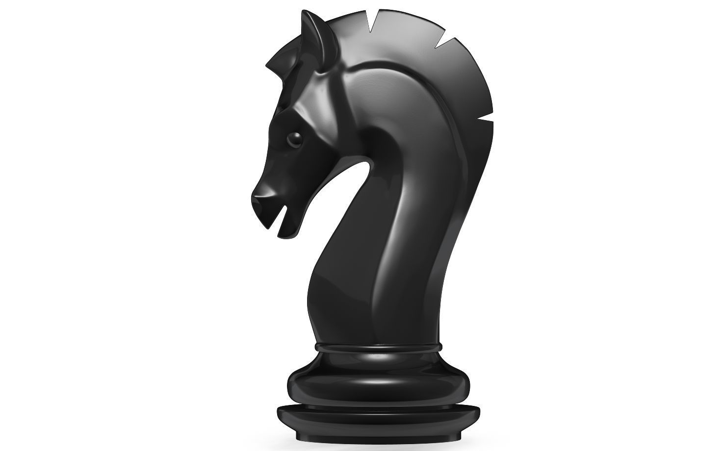 Chess set pieces 3D print model_10