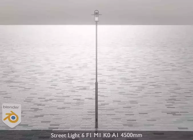 Street Light 6 F1 M1 K0 A1 4500mm