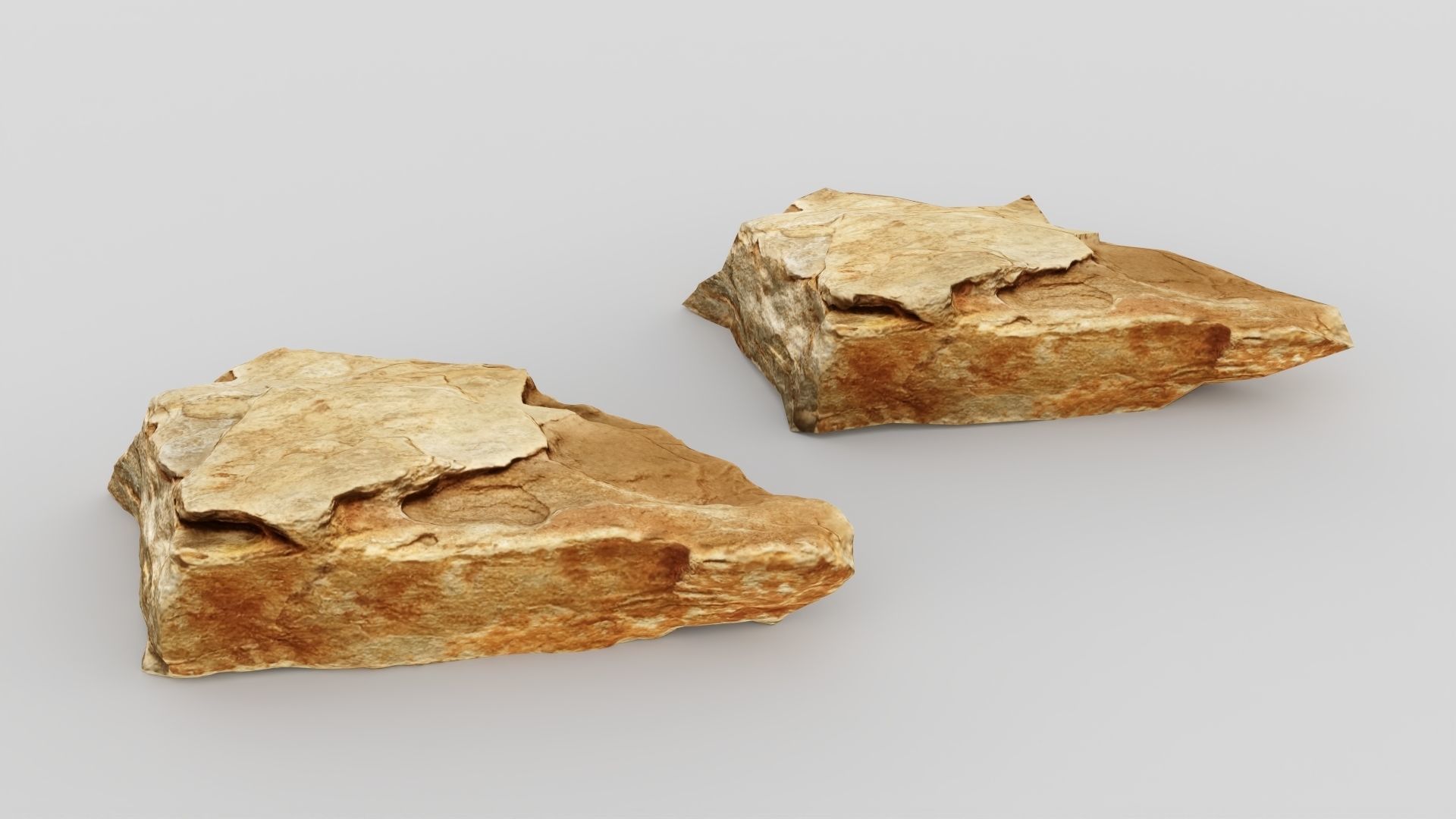 PSscanned stone pack 1 Low-poly 3D model_31