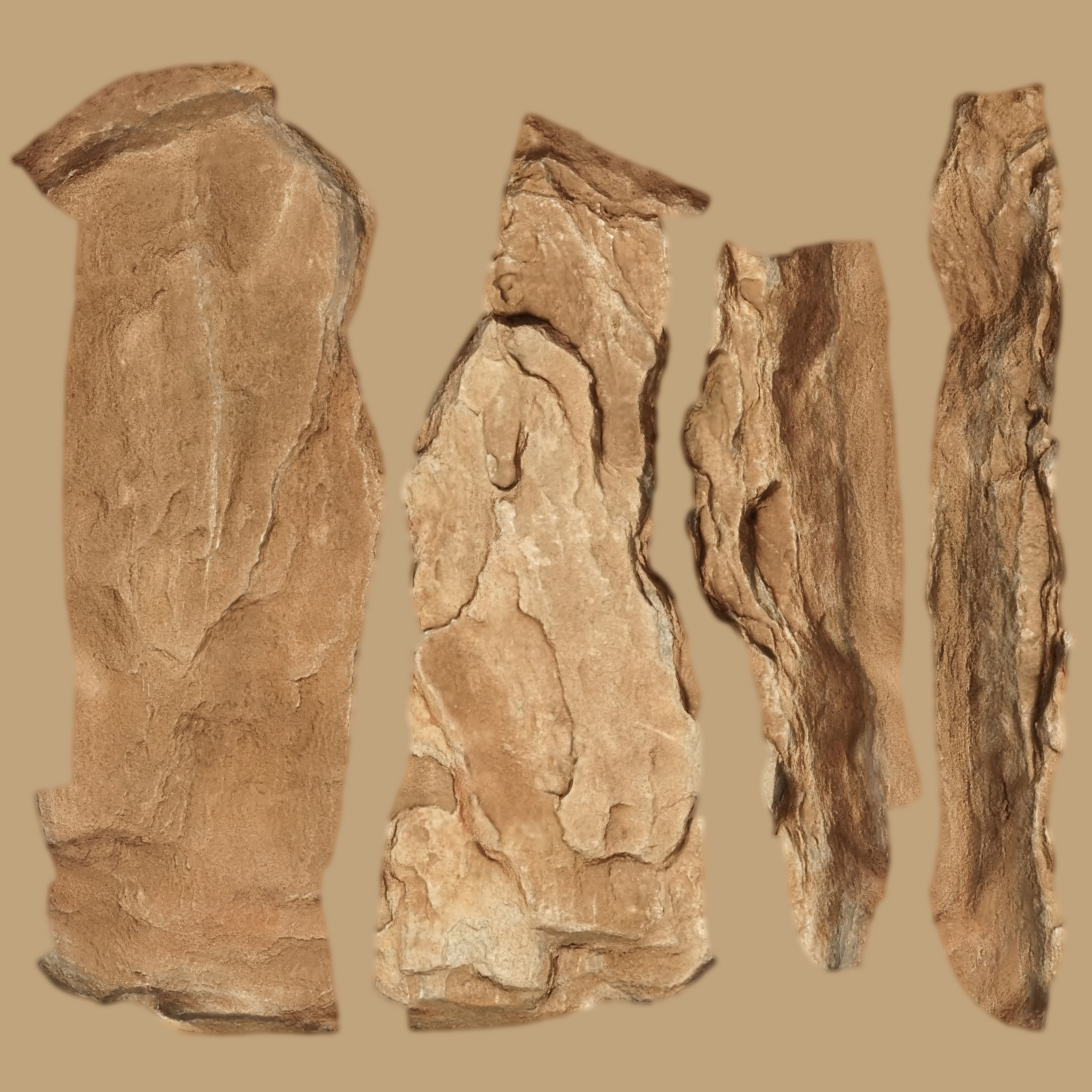 PSscanned stone pack 1 Low-poly 3D model_34