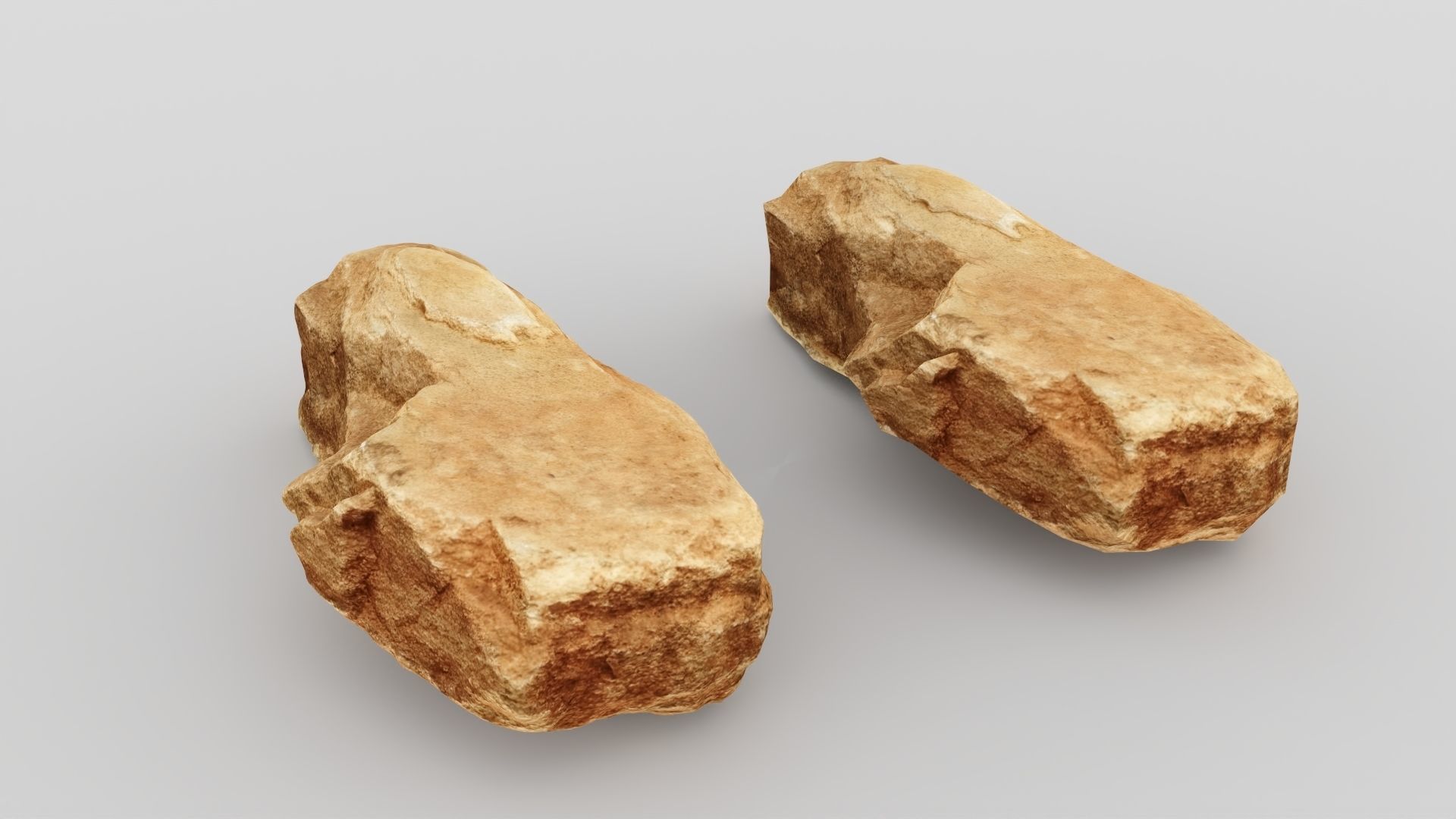 PSscanned stone pack 1 Low-poly 3D model_23
