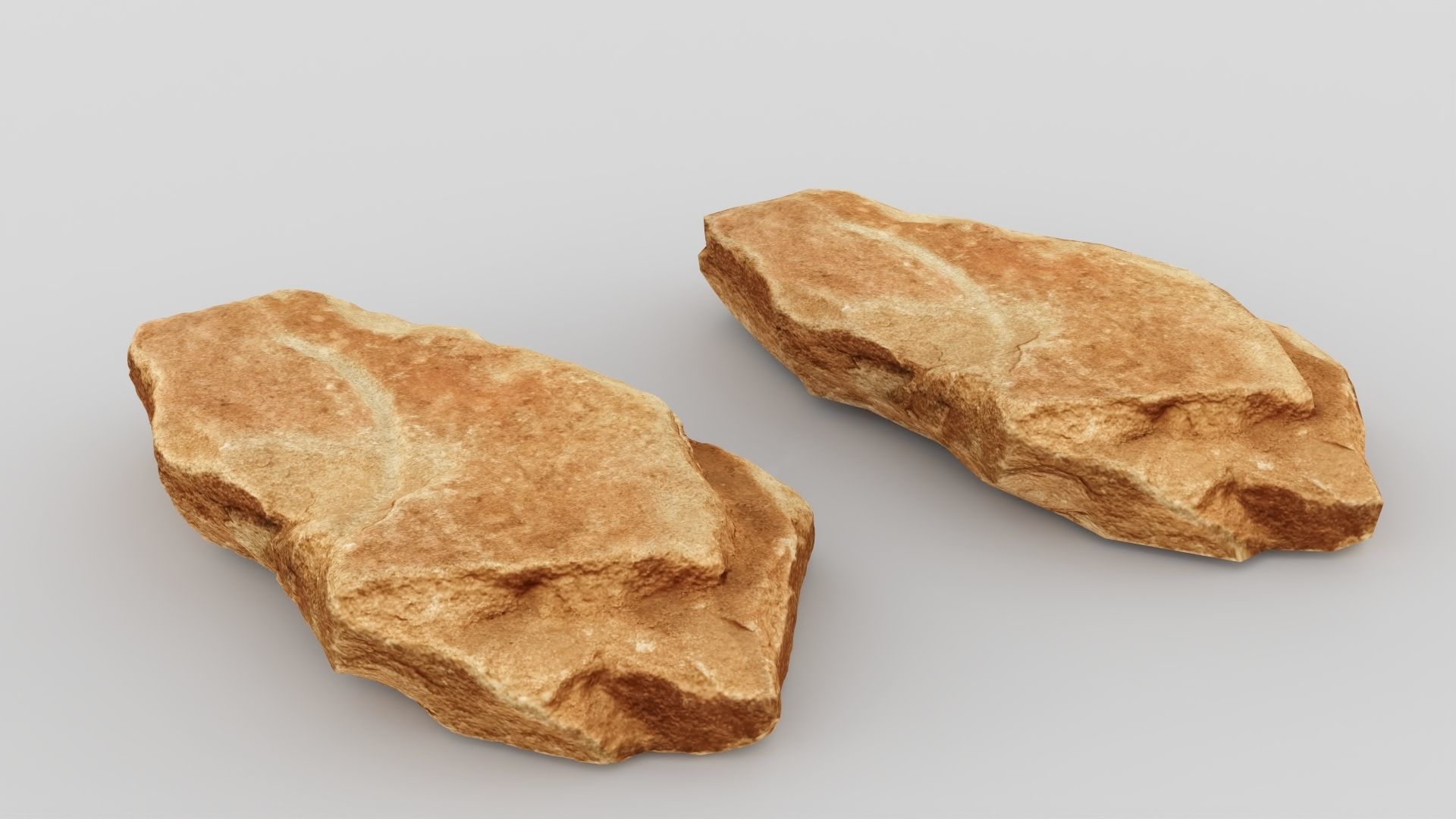PSscanned stone pack 1 Low-poly 3D model_19