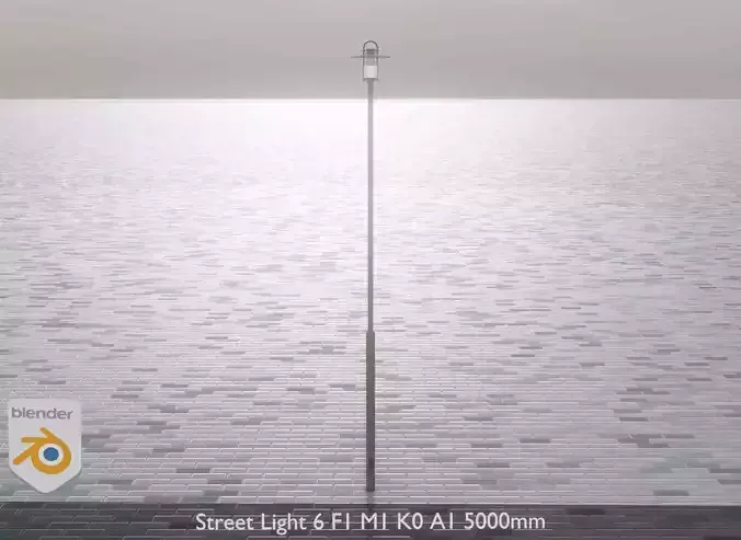 Street Light 6 F1 M1 K0 A1 5000mm
