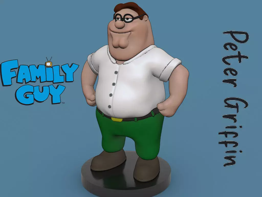 Peter Griffin 3D print model_0