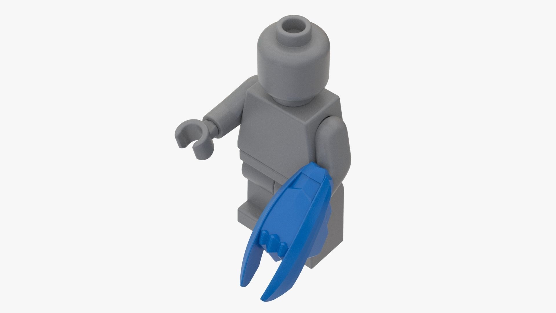 LEGO Boxing Gloves Claw No Minifigure 3D model_3