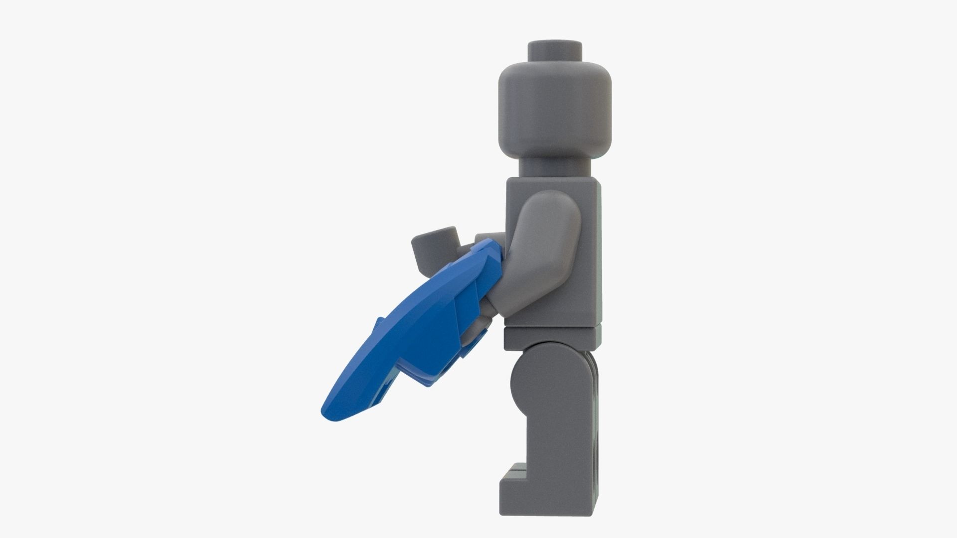 LEGO Boxing Gloves Claw No Minifigure 3D model_2