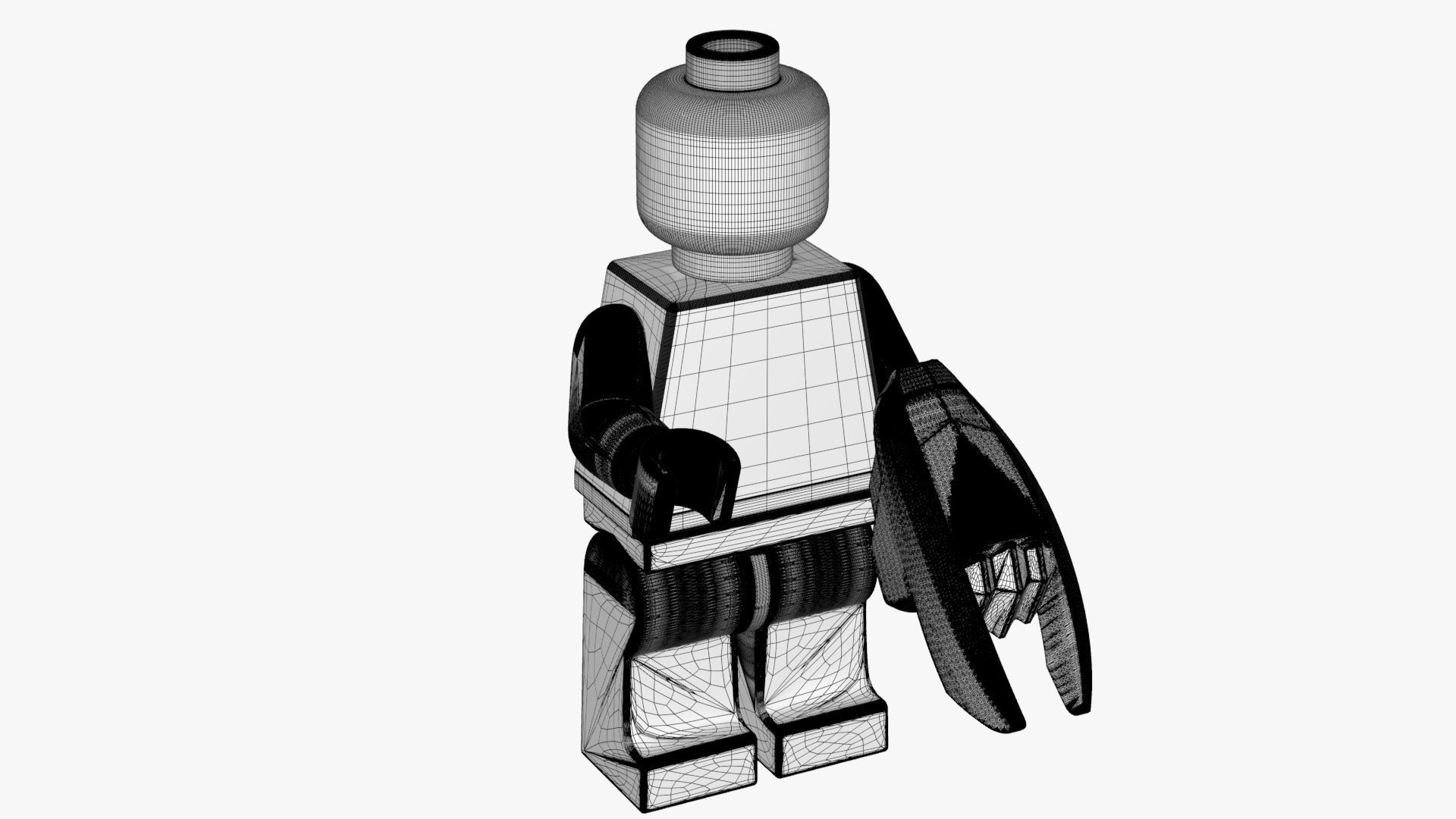 LEGO Boxing Gloves Claw No Minifigure 3D model_8