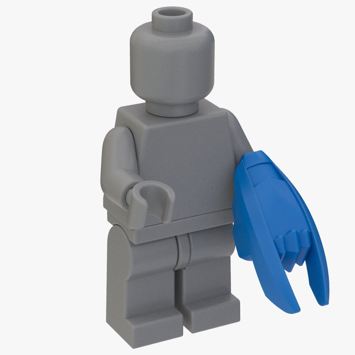 LEGO Boxing Gloves Claw No Minifigure 3D model_9
