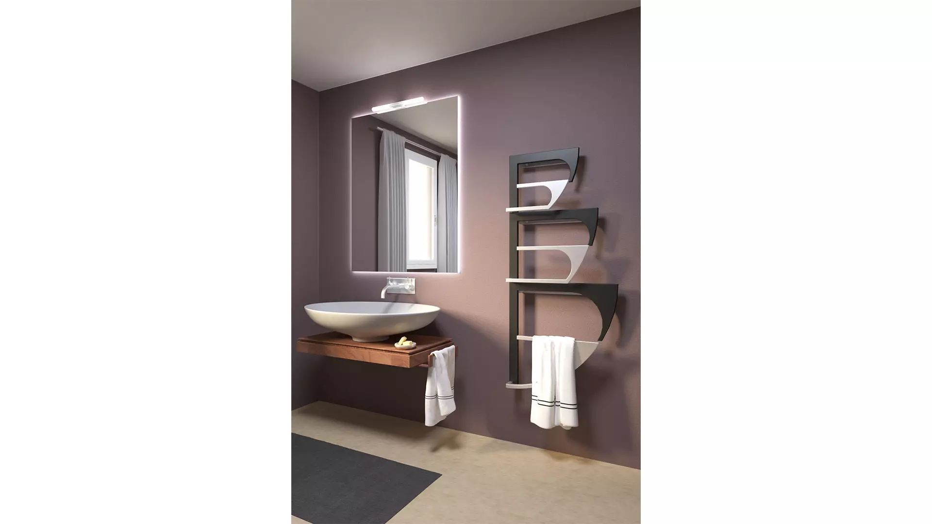 Heated Towel Rack 3D model