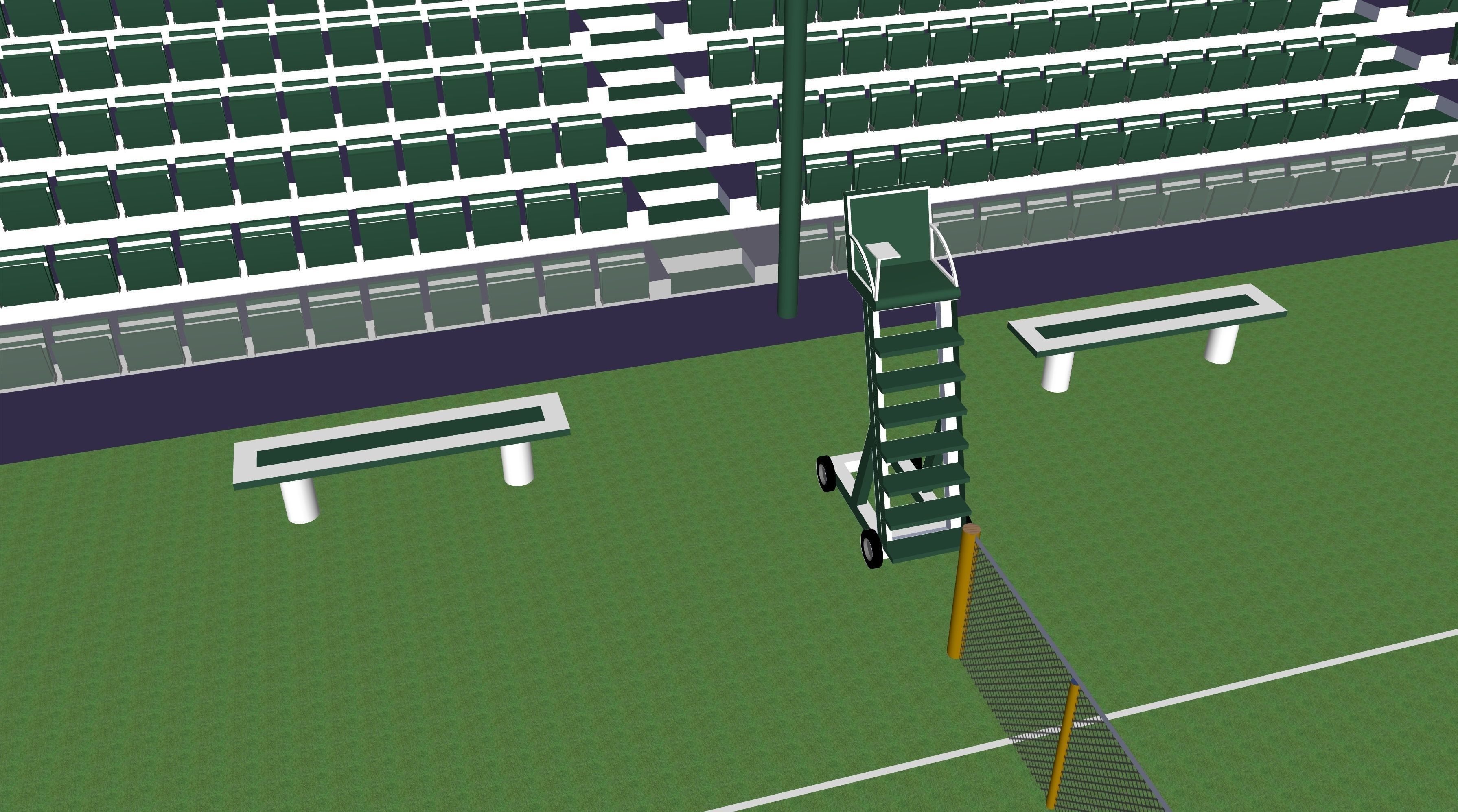 Wimbledon Centre Court 3D model_4