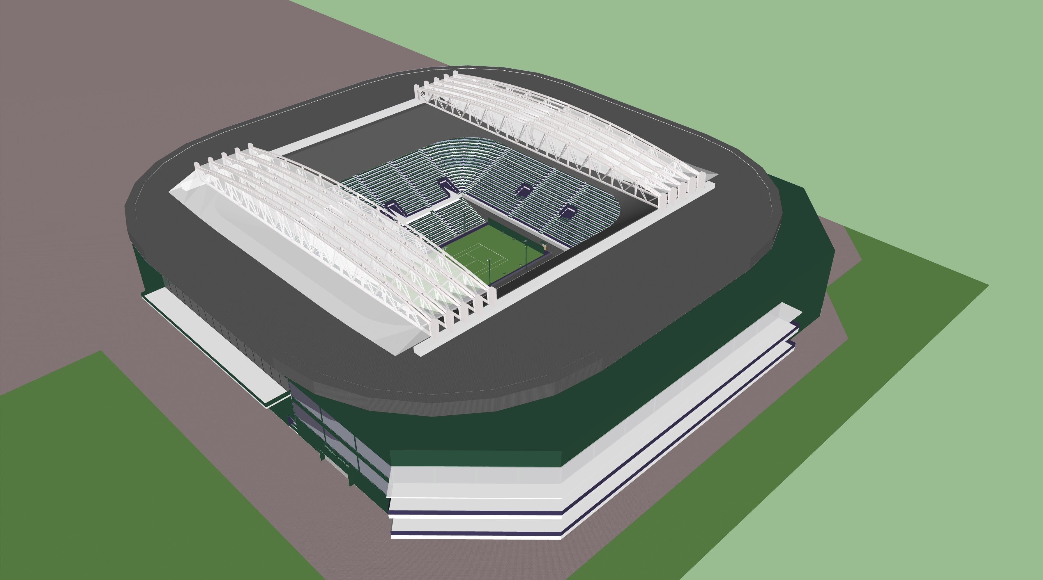Wimbledon Centre Court 3D model_6