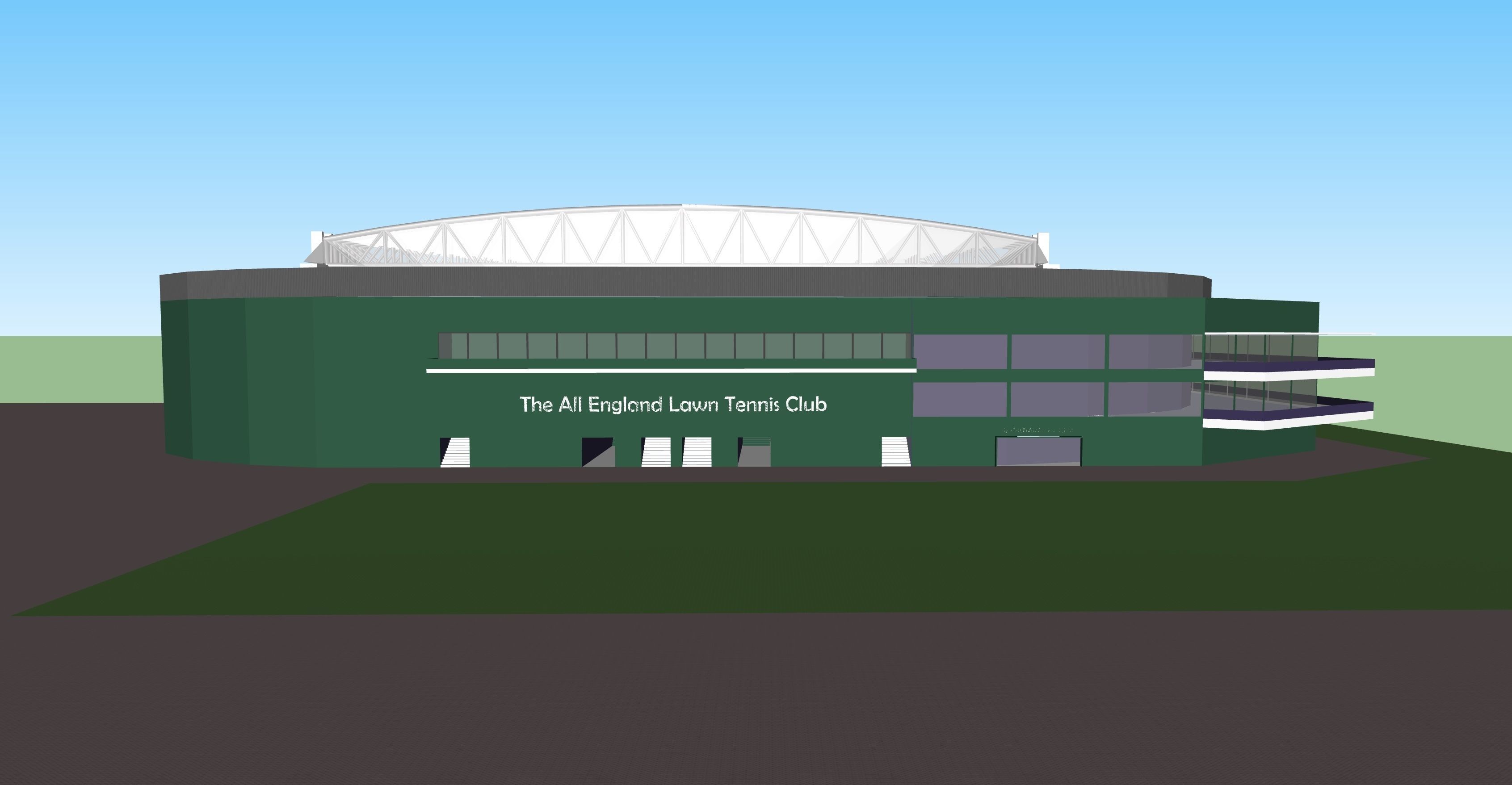 Wimbledon Centre Court 3D model_7