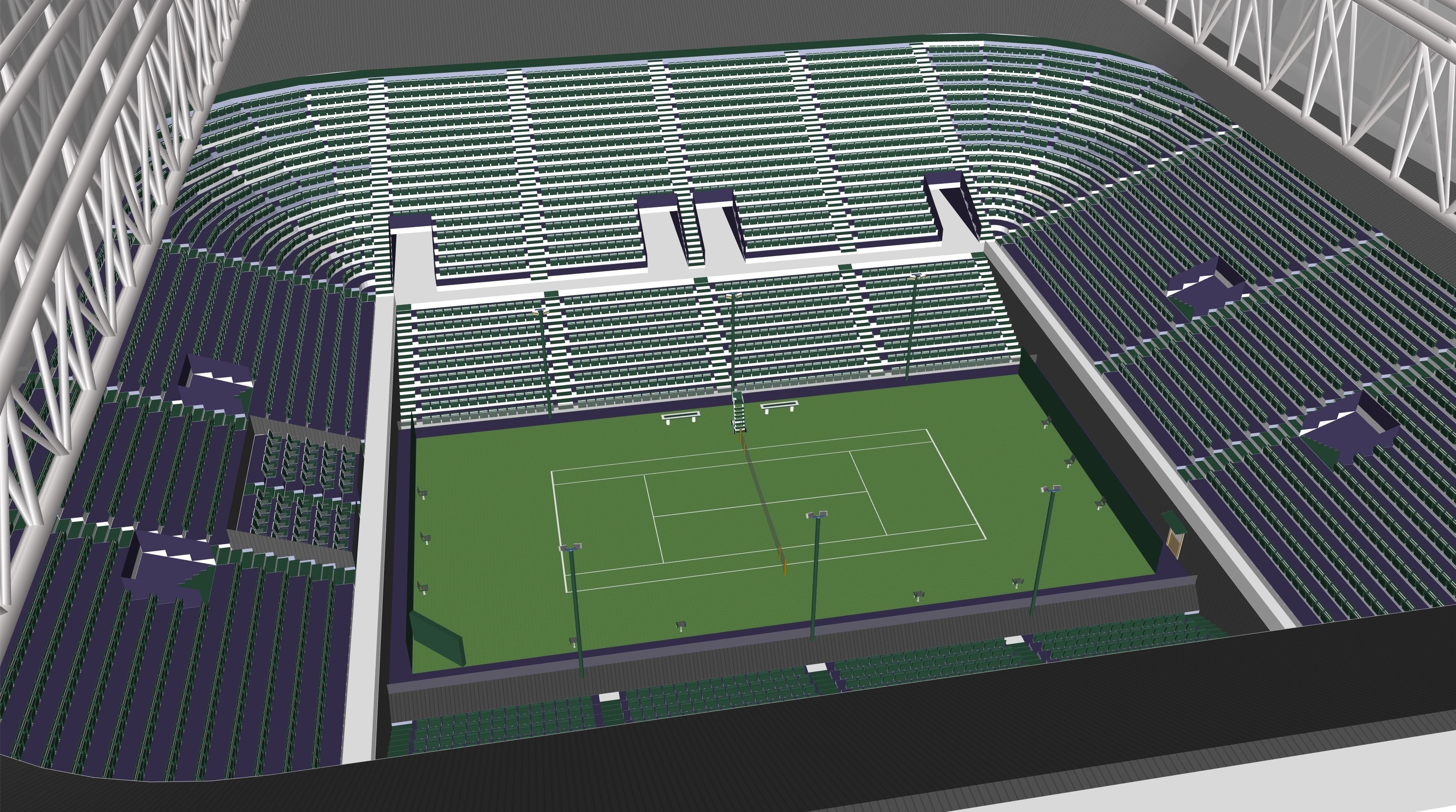 Wimbledon Centre Court 3D model_3