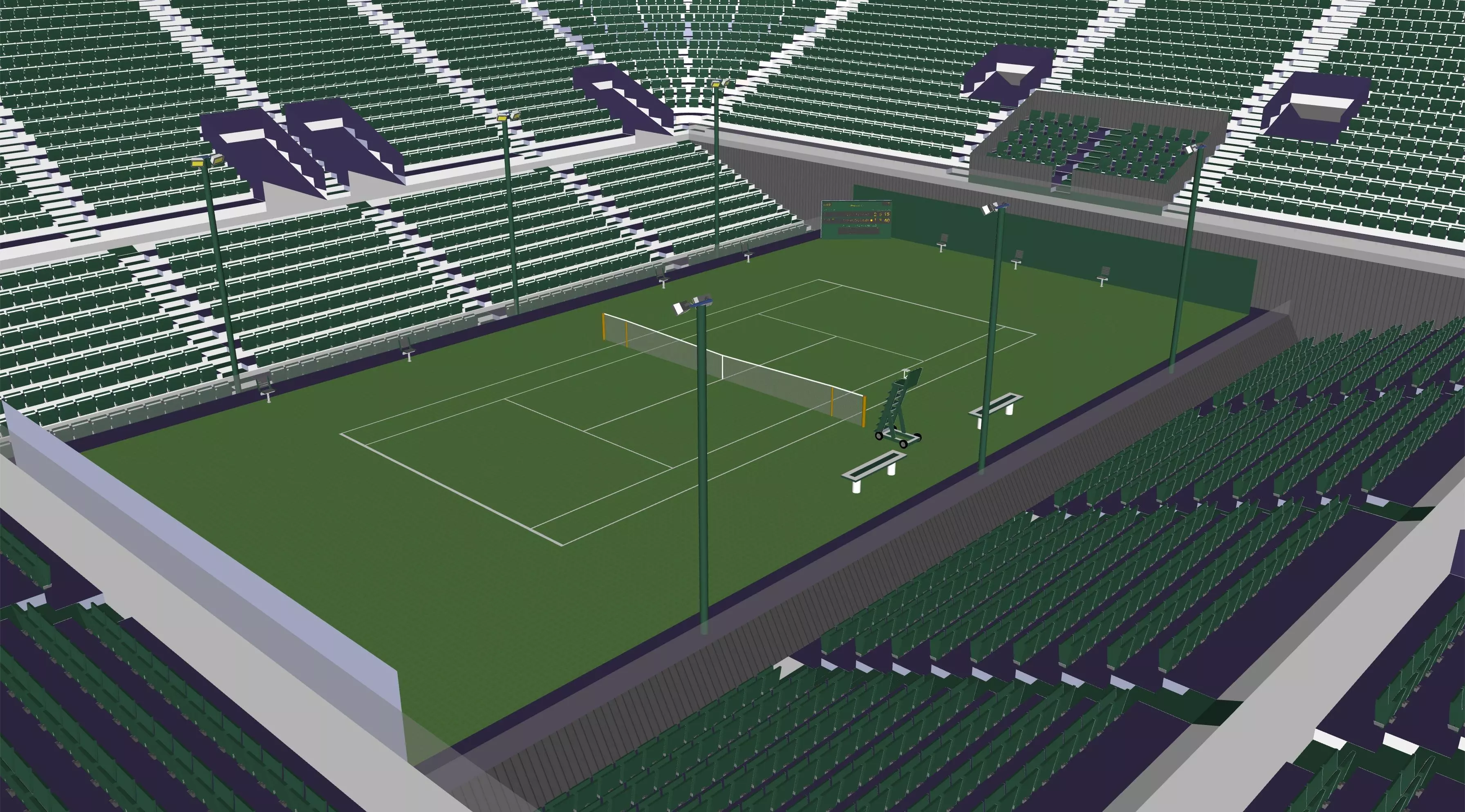 Wimbledon Centre Court 3D model_0