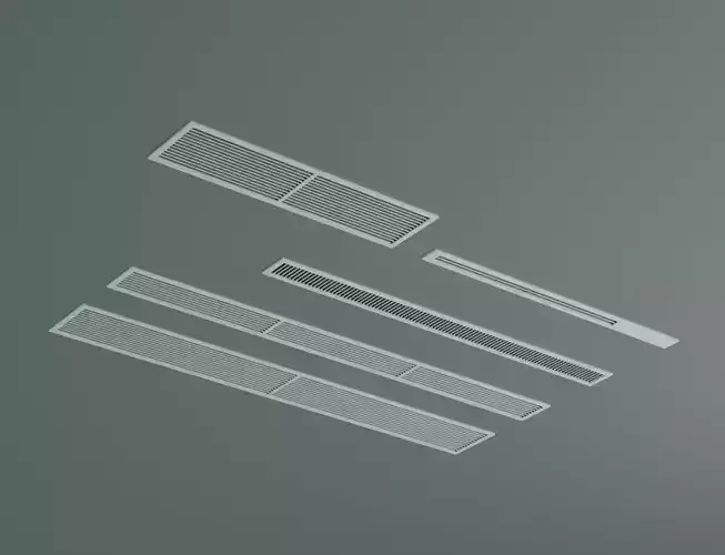Low Poly Linear Diffuser Low-poly 3D model