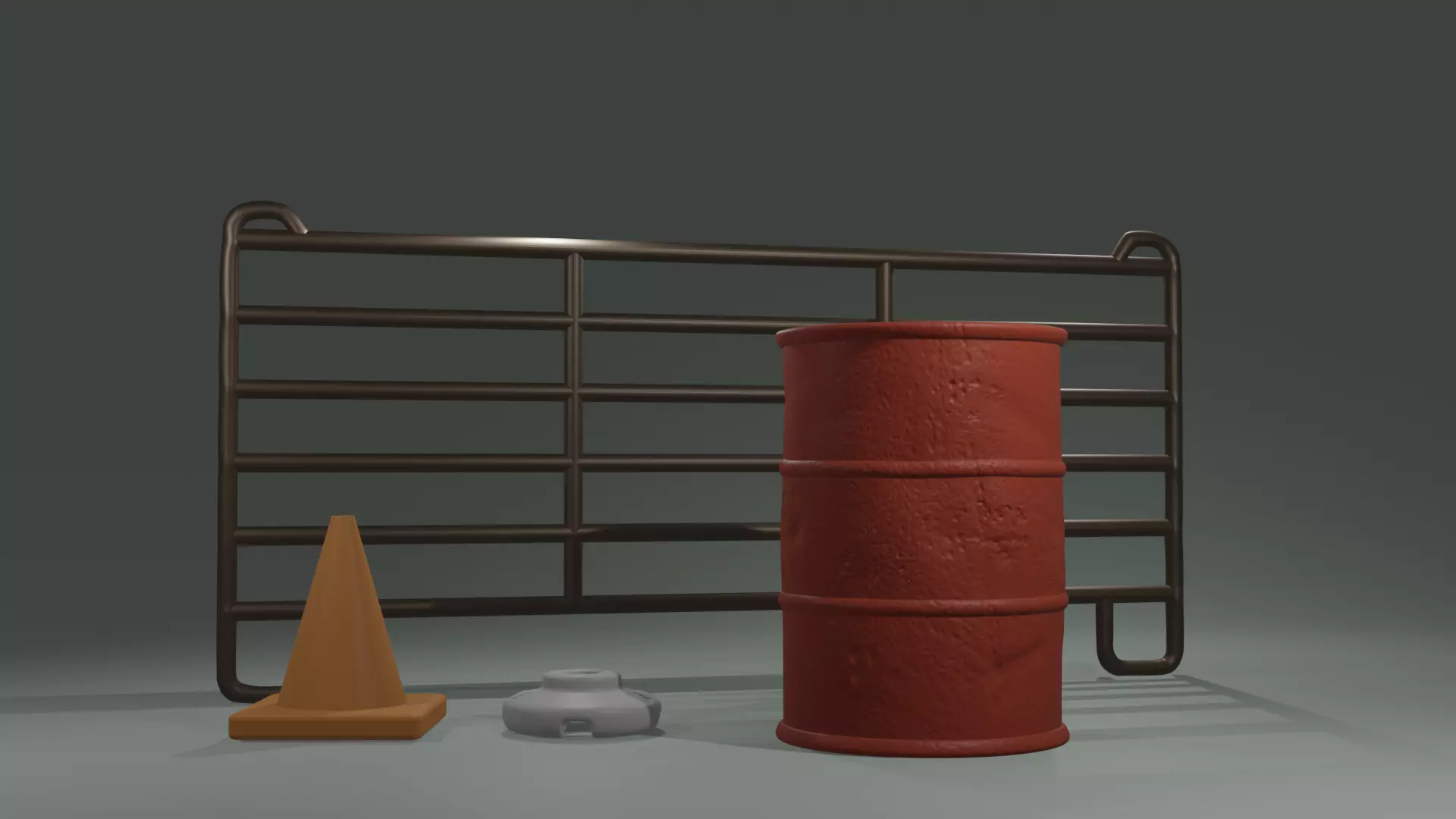 Western performance Farm diorama printing pack high poly 3D print model_0