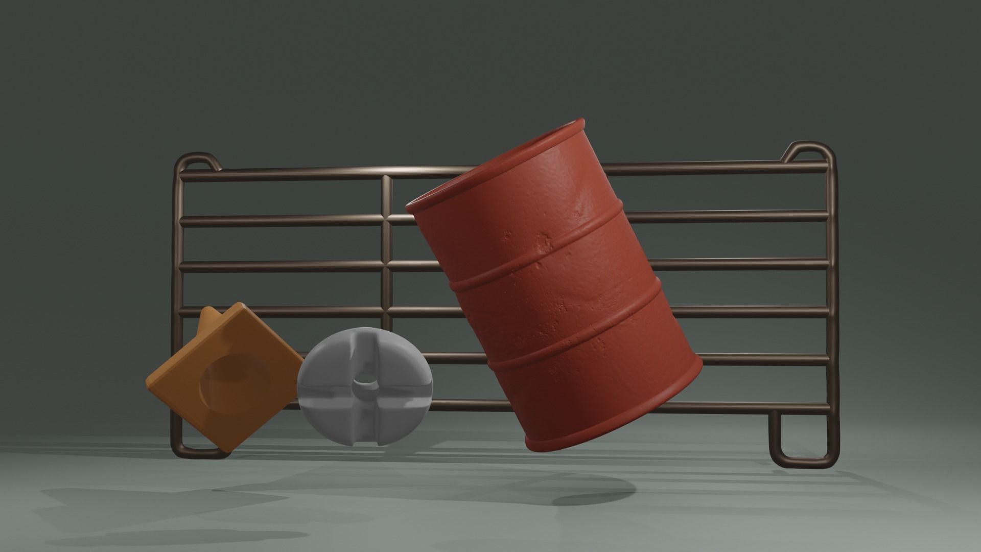 Western performance Farm diorama printing pack high poly 3D print model_2