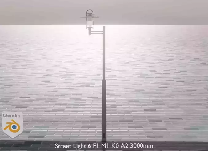 Street Light 6 F1 M1 K0 A2 3000mm