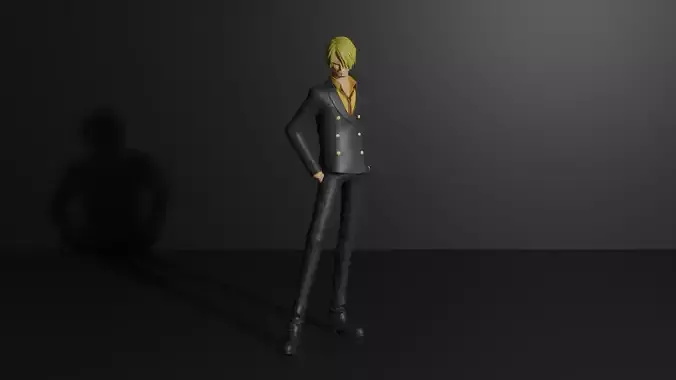 Sanji time skip - One Piece 3D print model