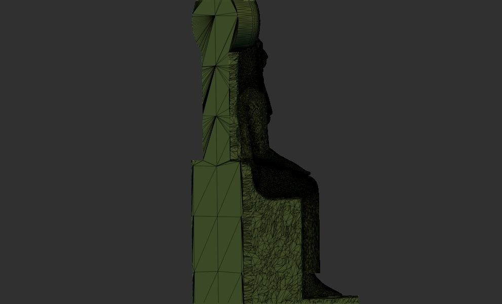 Statuette of Sekhmet 3d printable model stl 3D print model_9