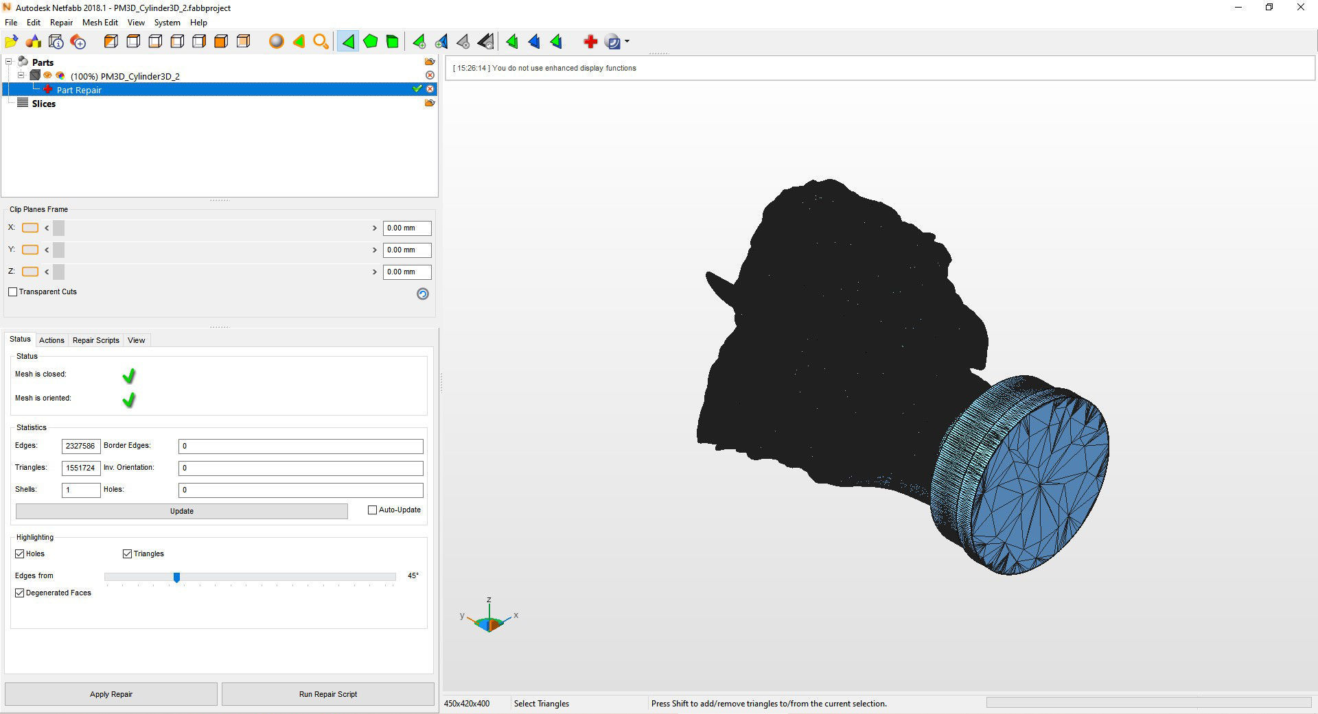 Bison bust 3D print model_8