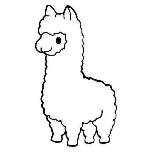 Alpaca Cookie Cutter 3D print model