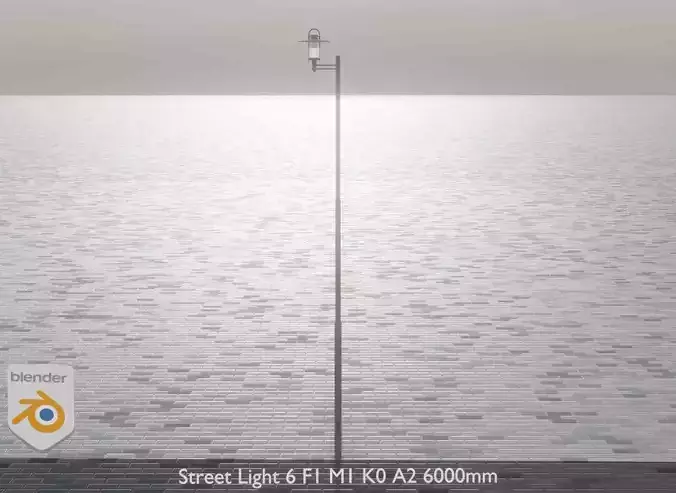 Street Light 6 F1 M1 K0 A2 6000mm