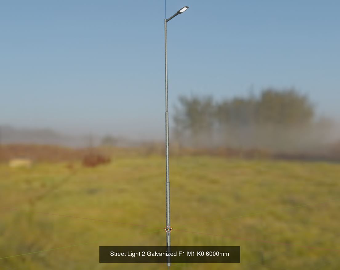 Street Light 1 2 3 4 5 Galvanized 3D Model Collection_78