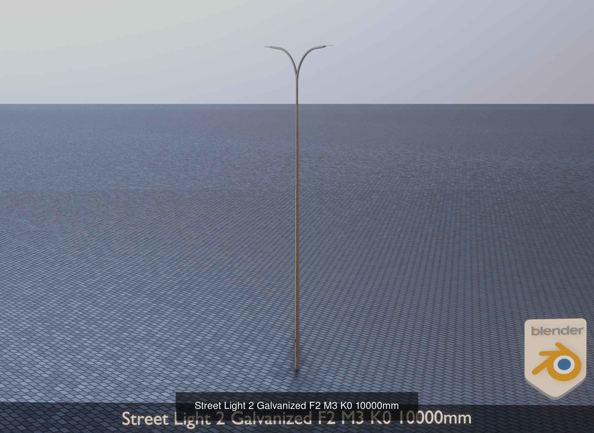 Street Light 1 2 3 4 5 Galvanized 3D Model Collection_97