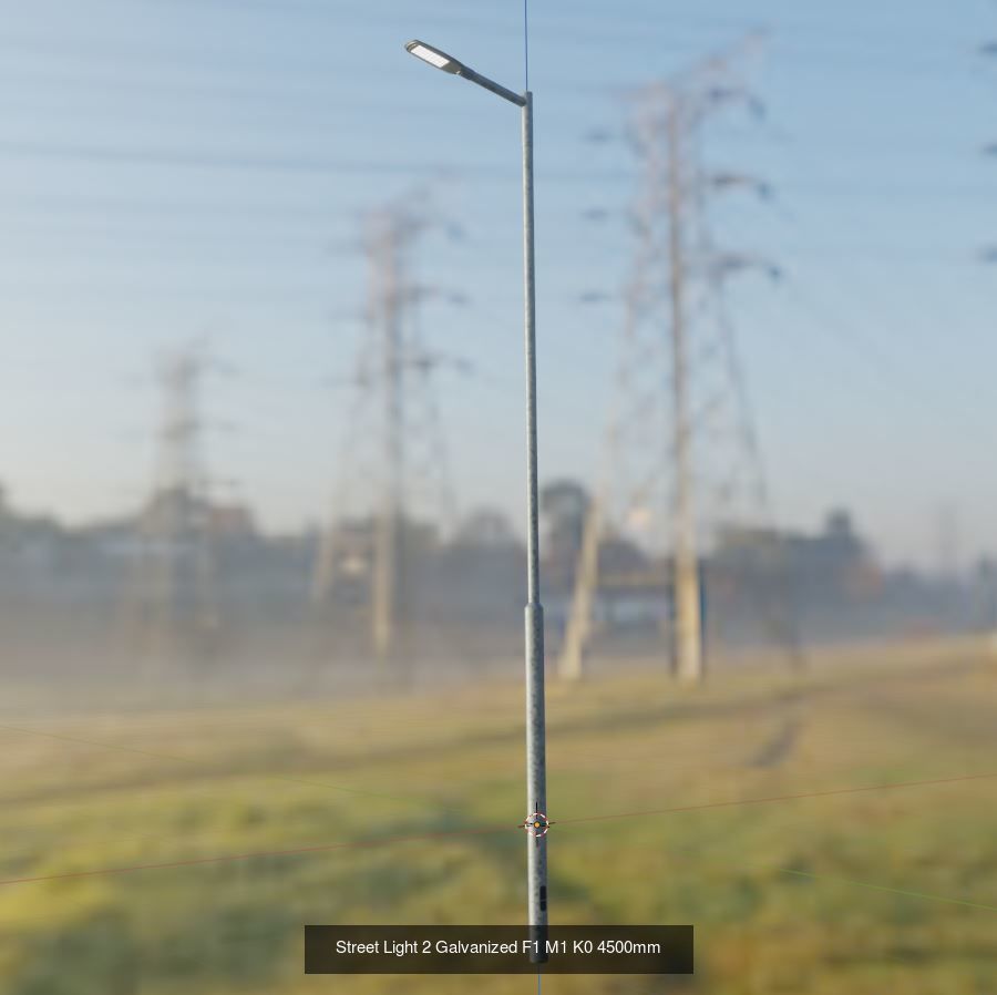 Street Light 1 2 3 4 5 Galvanized 3D Model Collection_76