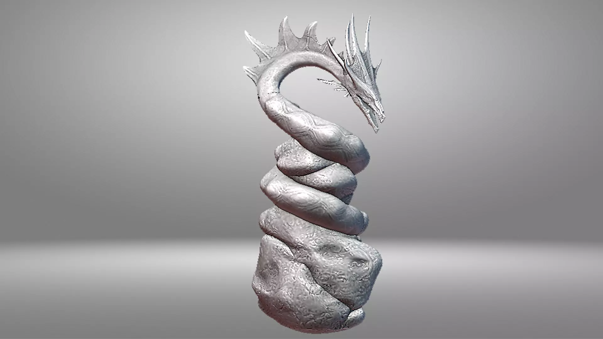 Dragon Sculpture 3D print model