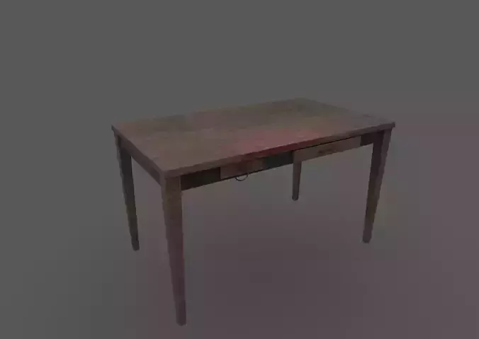 Interrogation Desk and Chair