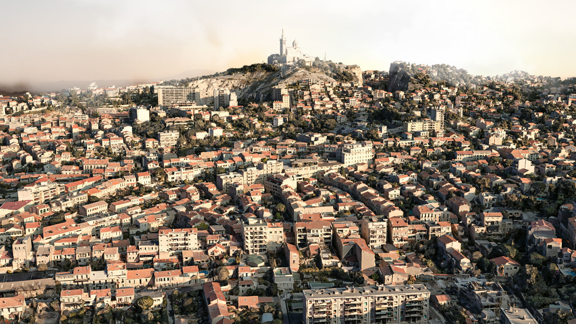 Marseille City in France 3D model_3