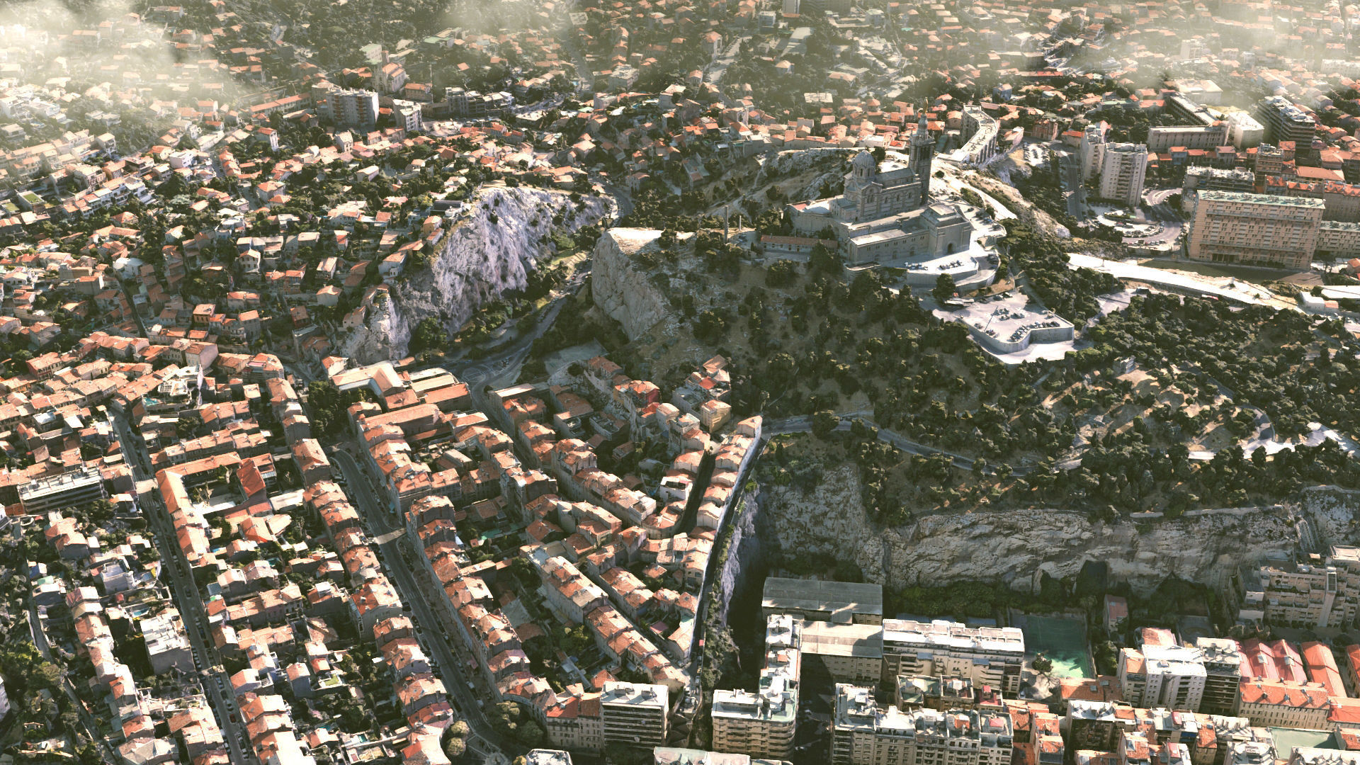 Marseille City in France 3D model_1