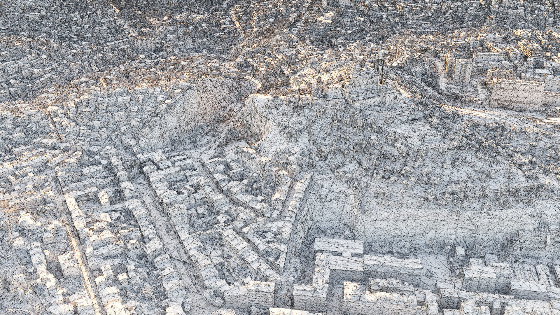 Marseille City in France 3D model_6