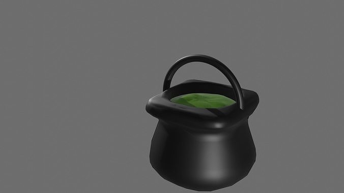 Witchy Cauldron Free 3D model