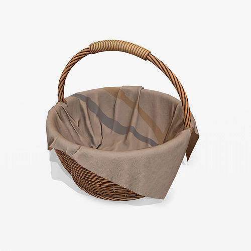 Basket 1 Low-poly 3D model