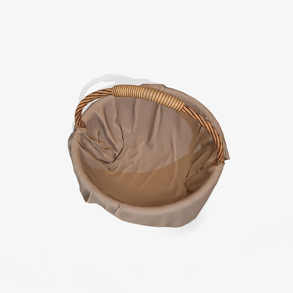 Basket 1 Low-poly 3D model_7