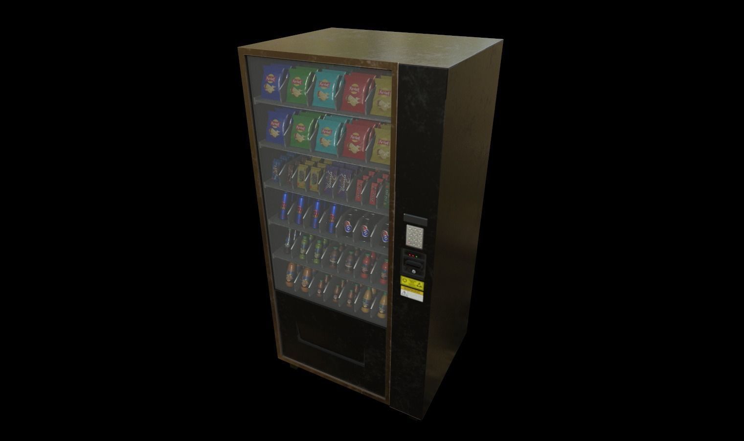 Vending Machine Pack Low-poly 3D model_28