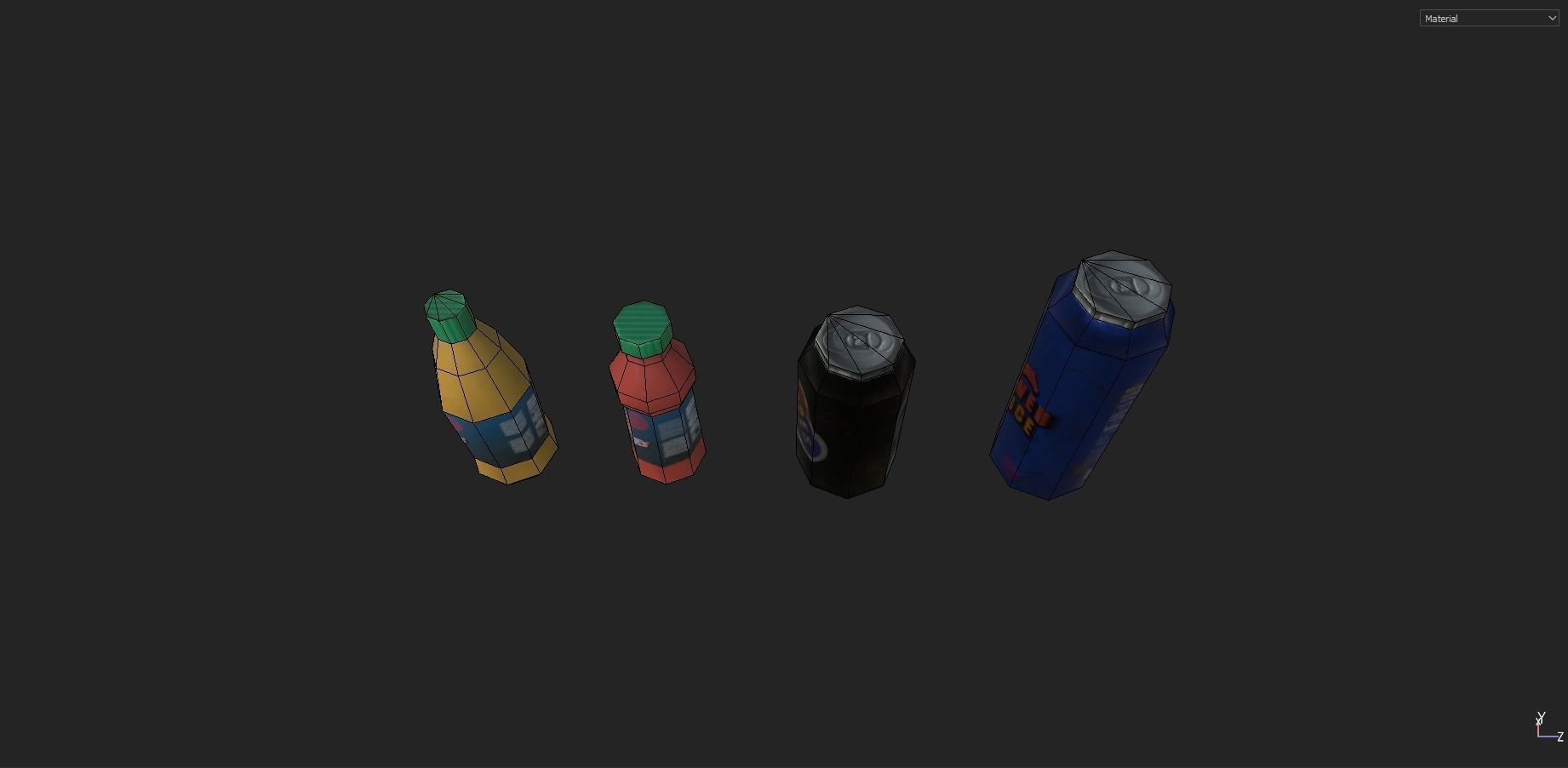 Vending Machine Pack Low-poly 3D model_25